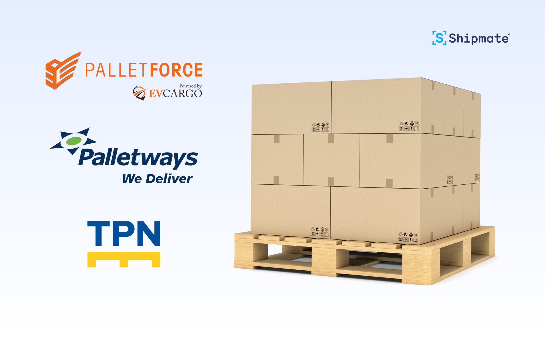 Power up your pallet shipping with Shipmate - new integrations with Palletforce, Palletways and the Pallet Network