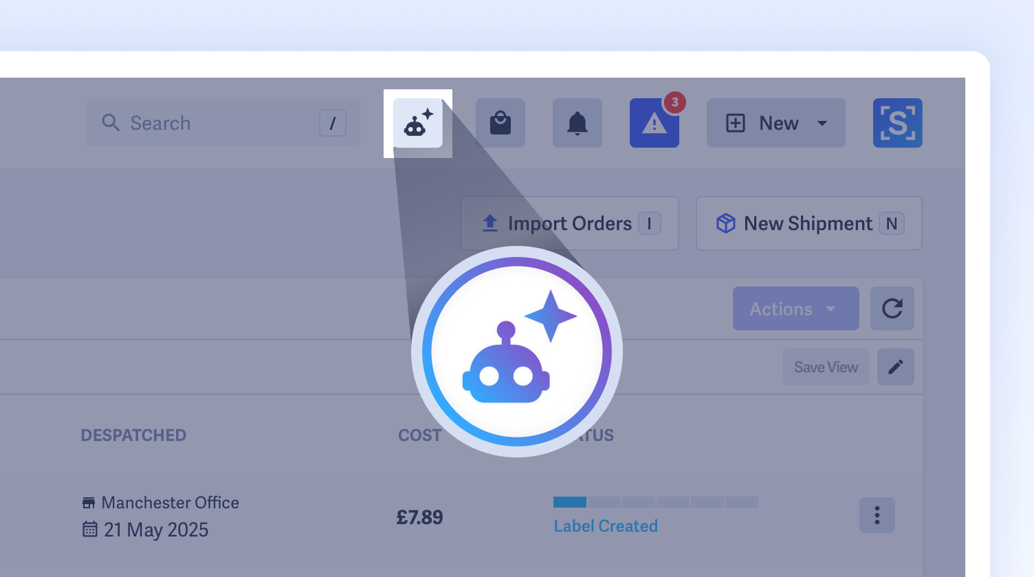 The AI Assistant is now available across the Shipmate Web Portal